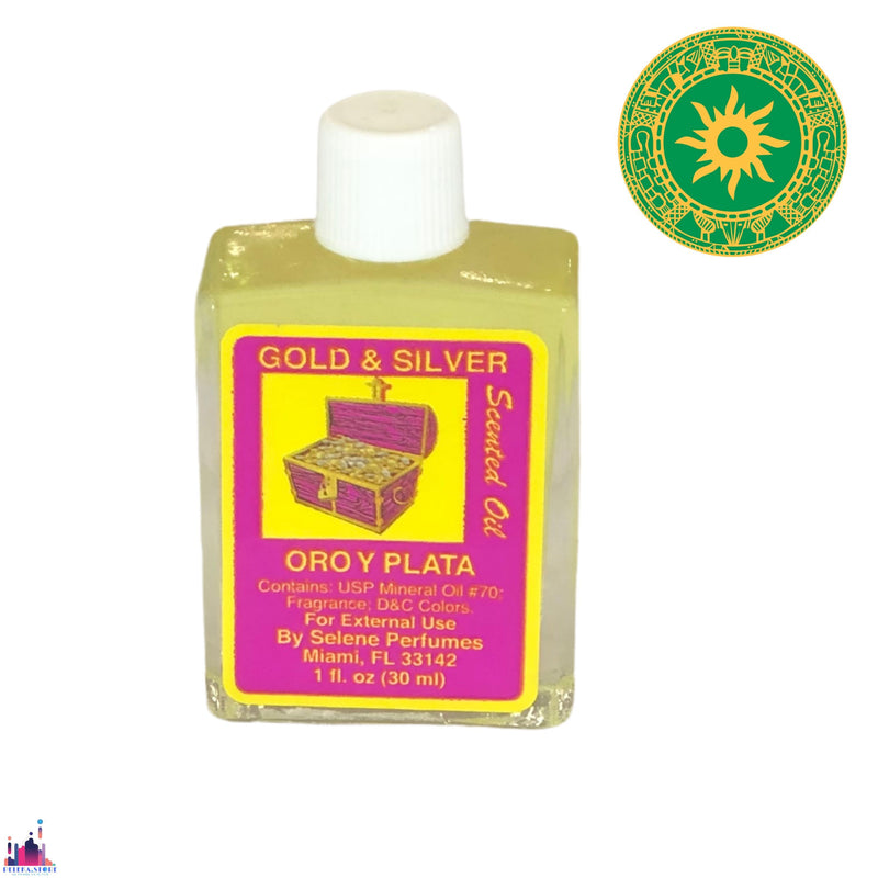 ACEITE PERFUMADO ORO Y PLATA ACEITE PERFUMADO ORO Y PLATA - Inshe Miami GASTRONOMÍA ARTESANAL INSHE MIAMI