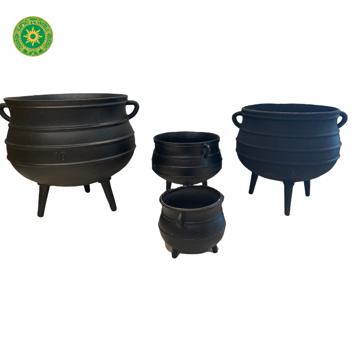 CALDERO DE HIERRO CALDERO DE HIERRO - Inshe Miami METALISTERIA BotanicasYoruba 7 pulgadas