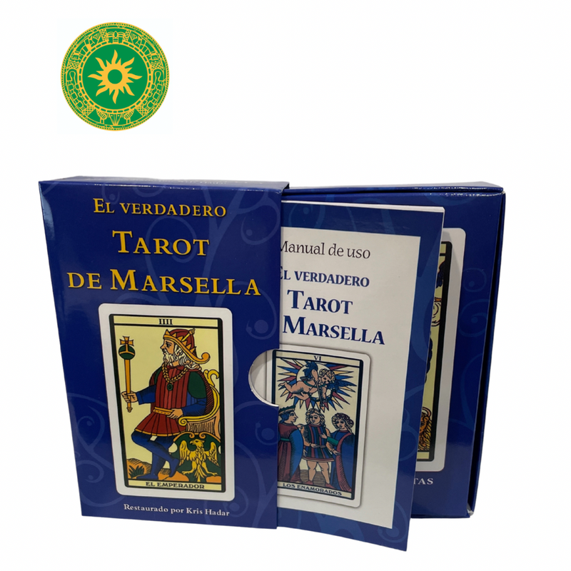 Carta Tarot de Marsella con libro.