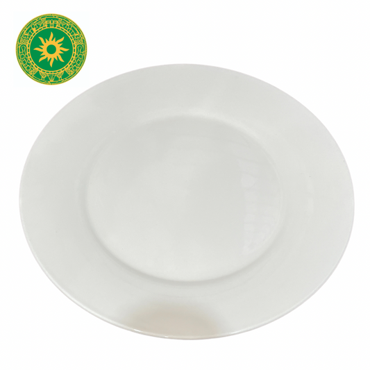White Earthenware Plate