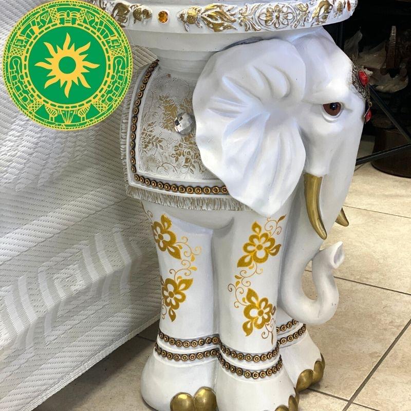 PEDESTAL DE ELEFANTE BLANCO PEDESTAL DE ELEFANTE BLANCO - Inshe Miami CERAMICA INSHE MIAMI
