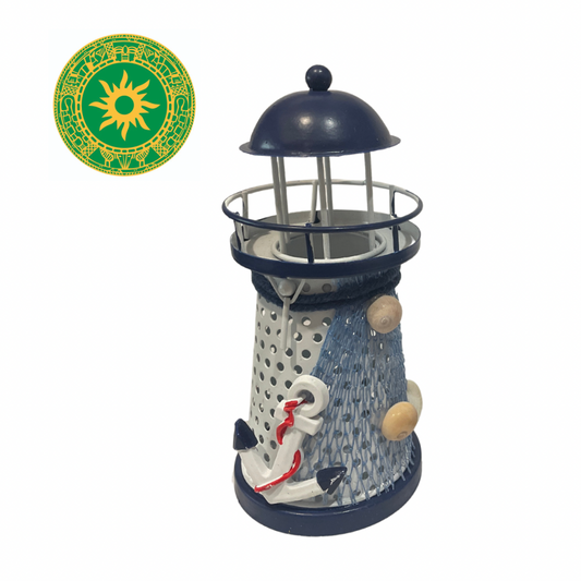 Lighthouse Candle Holder 5.5"