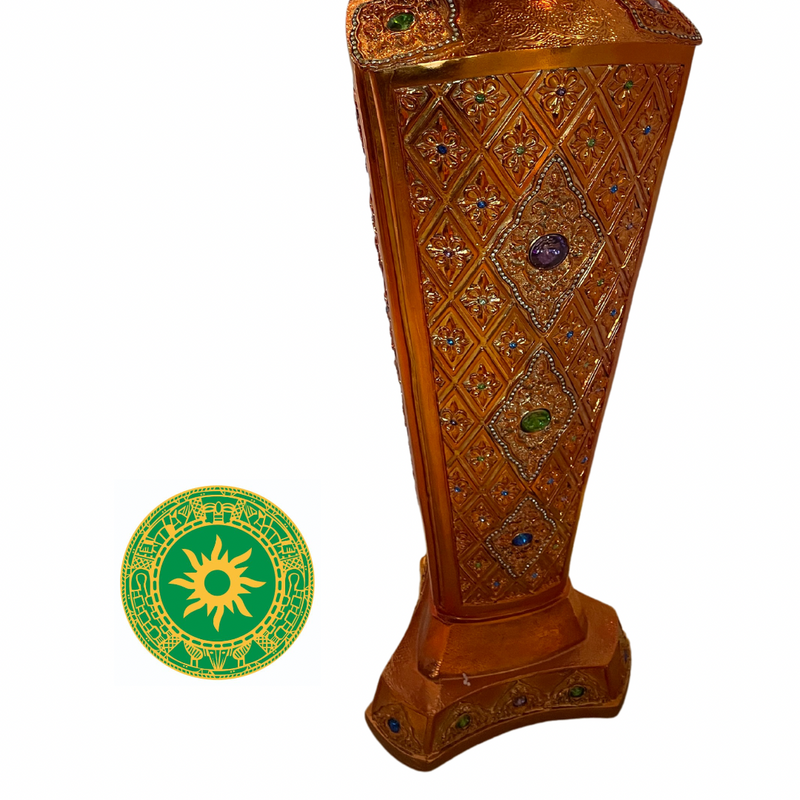 PEDESTALES ADORNADOS CON CRISTAL