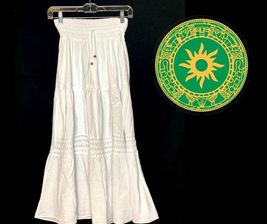 Saya blanca de hilo Saya blanca de hilo - Inshe Miami Saya INSHE MIAMI