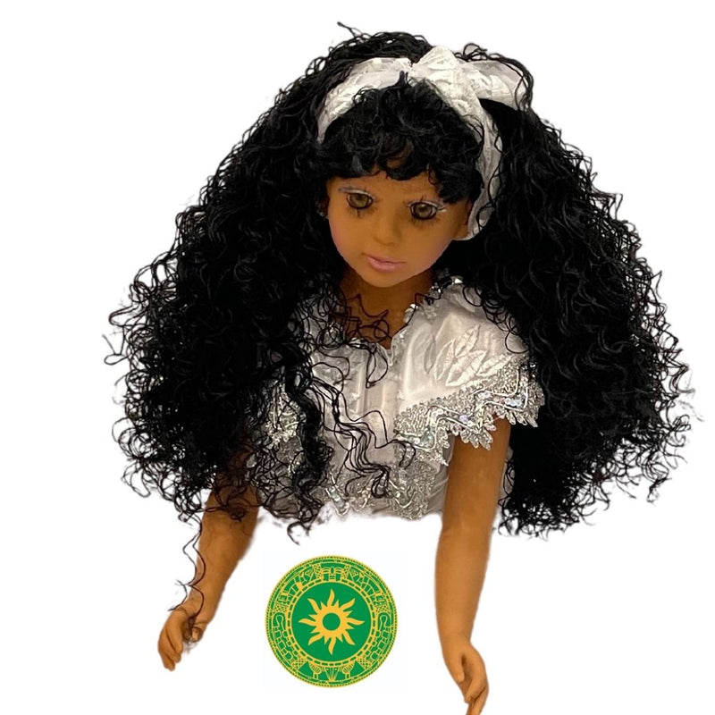 MUÑECAS DE GOMA 26" TRAJES CON ENCAJES