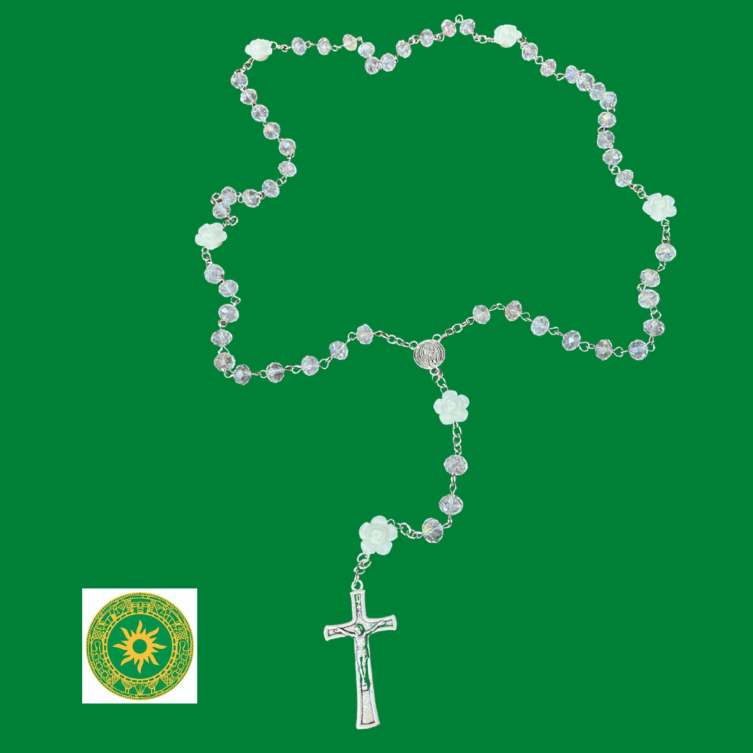 rosaries with flower