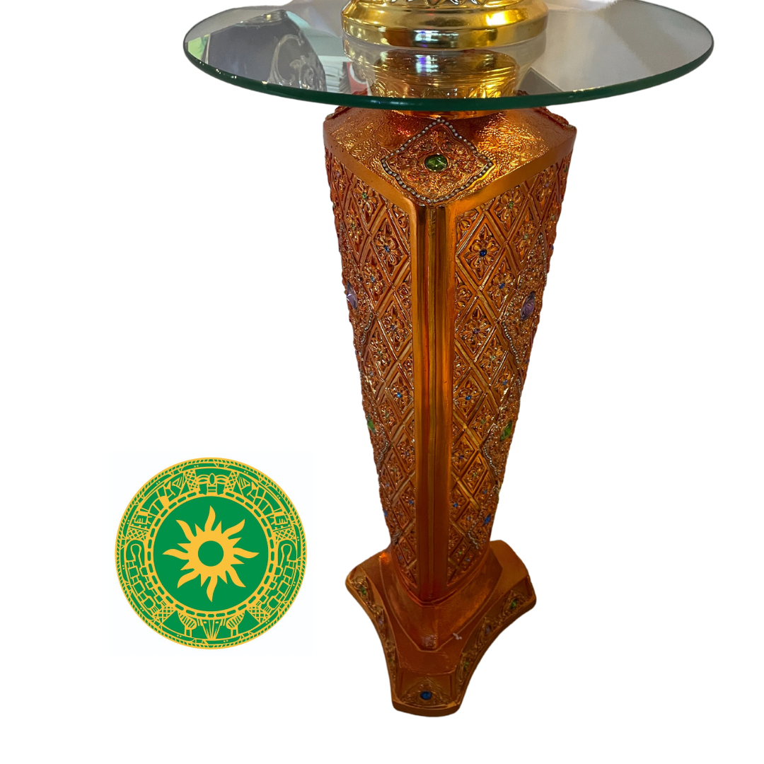 PEDESTALES COLUNMAS CON PERLAS