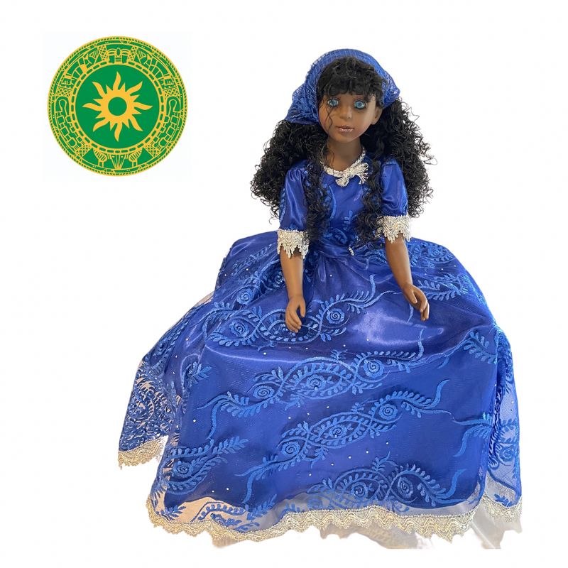 MUÑECAS DE GOMA 26" TRAJES CON ENCAJES