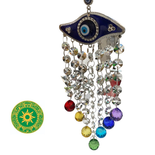 EYE PENDANT WITH CRYSTALS