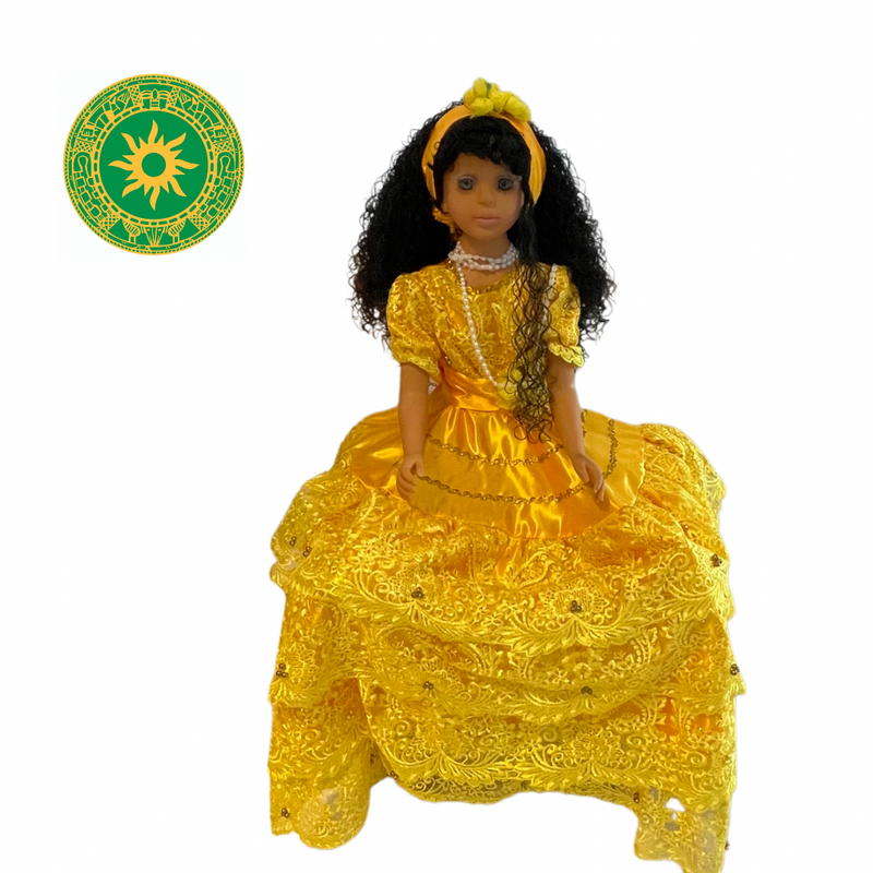 MUÑECAS DE GOMA 26" TRAJES CON ENCAJES