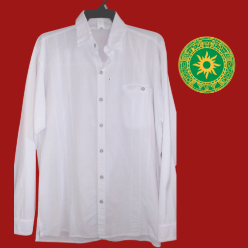 WHITE LONG SLEEVE SHIRT