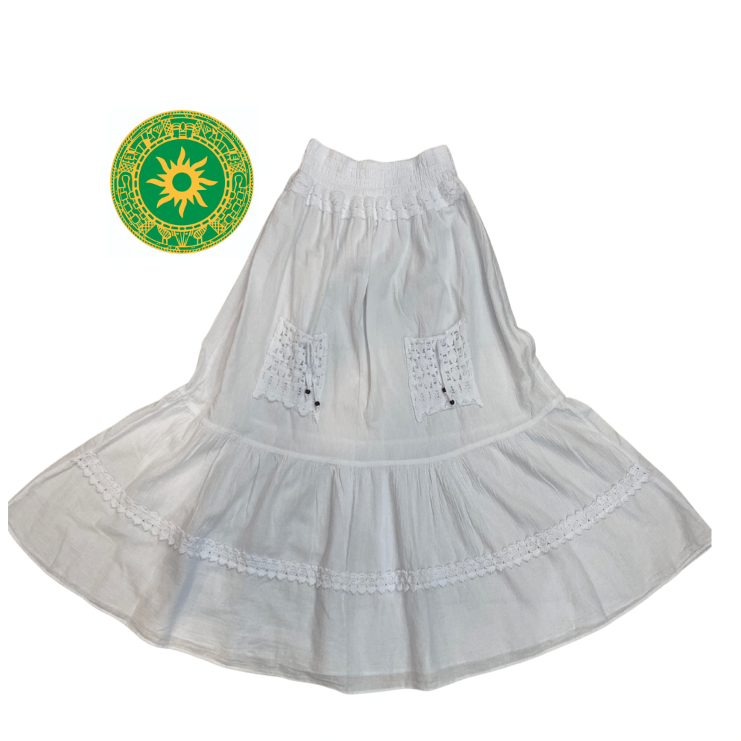 White Thread Skirts