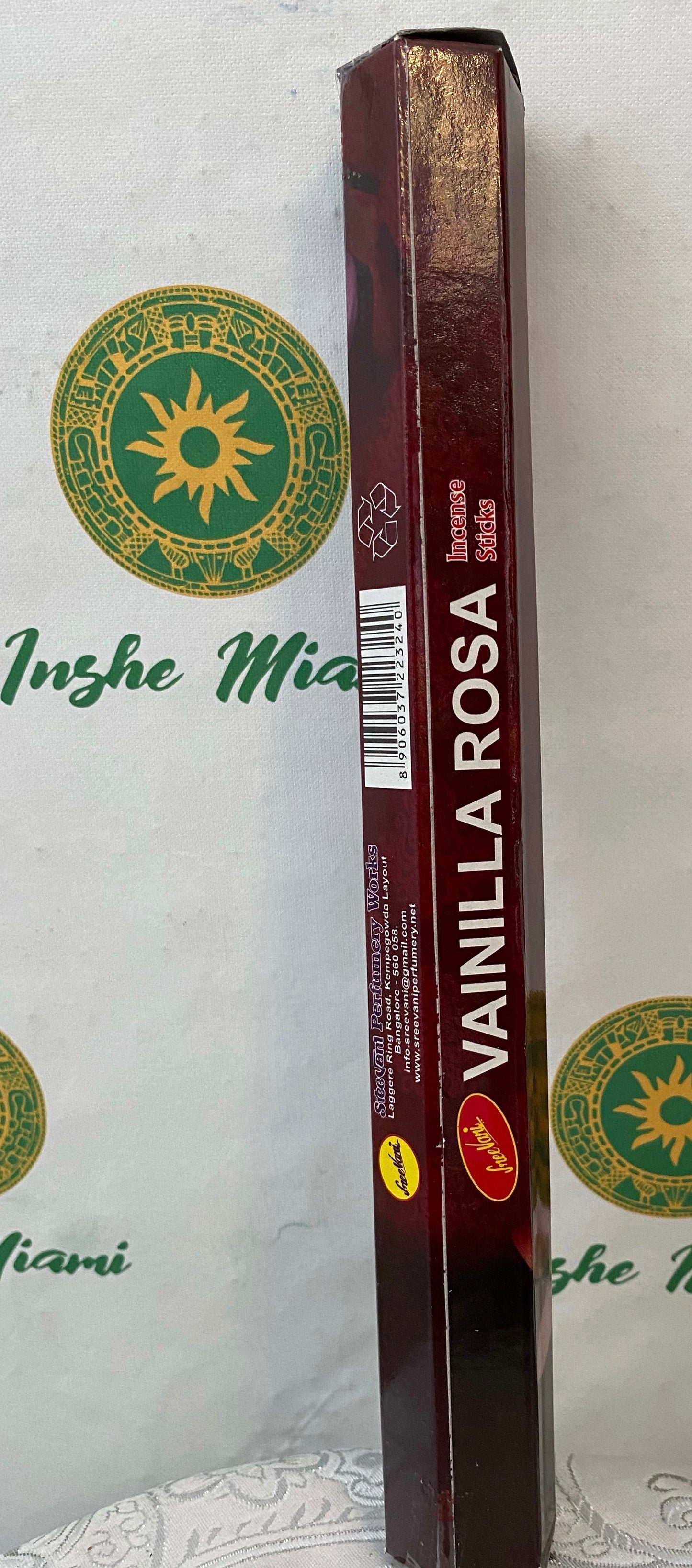 Incienso Vainilla Rosa