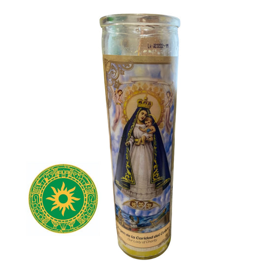 Velas con Imagen para la Caridad del Cobre