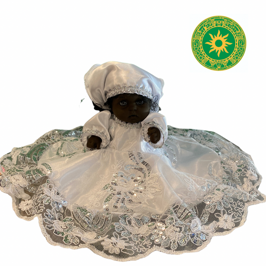 Muñecos de 9” Ibeyis (de Blanco)