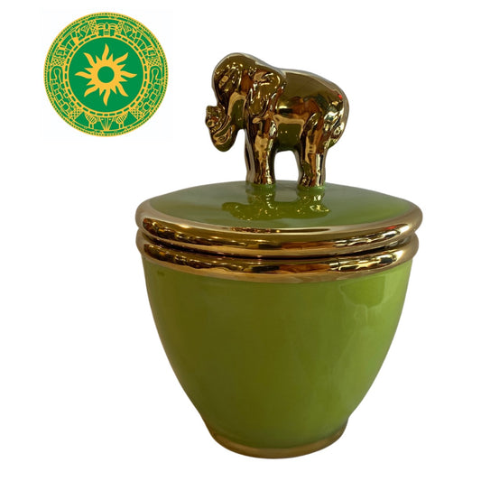 Pozuelo Verde con Elefante 7"