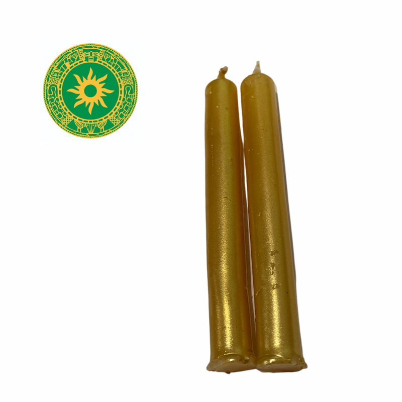 Paquete de Velas Doradas o Plateadas