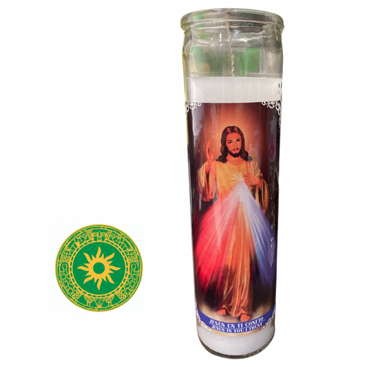 8” CANDLE JESUS ​​I TRUST IN YOU