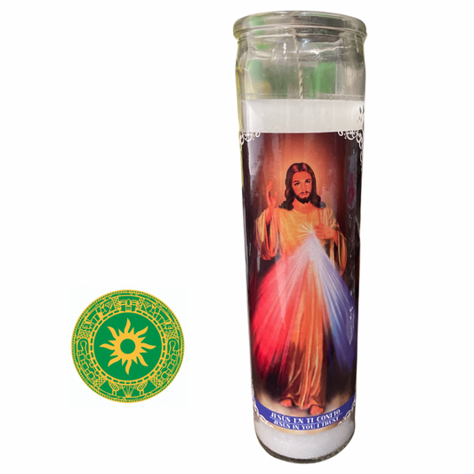 VELA DE 8” JESUS EN TI CONFIO