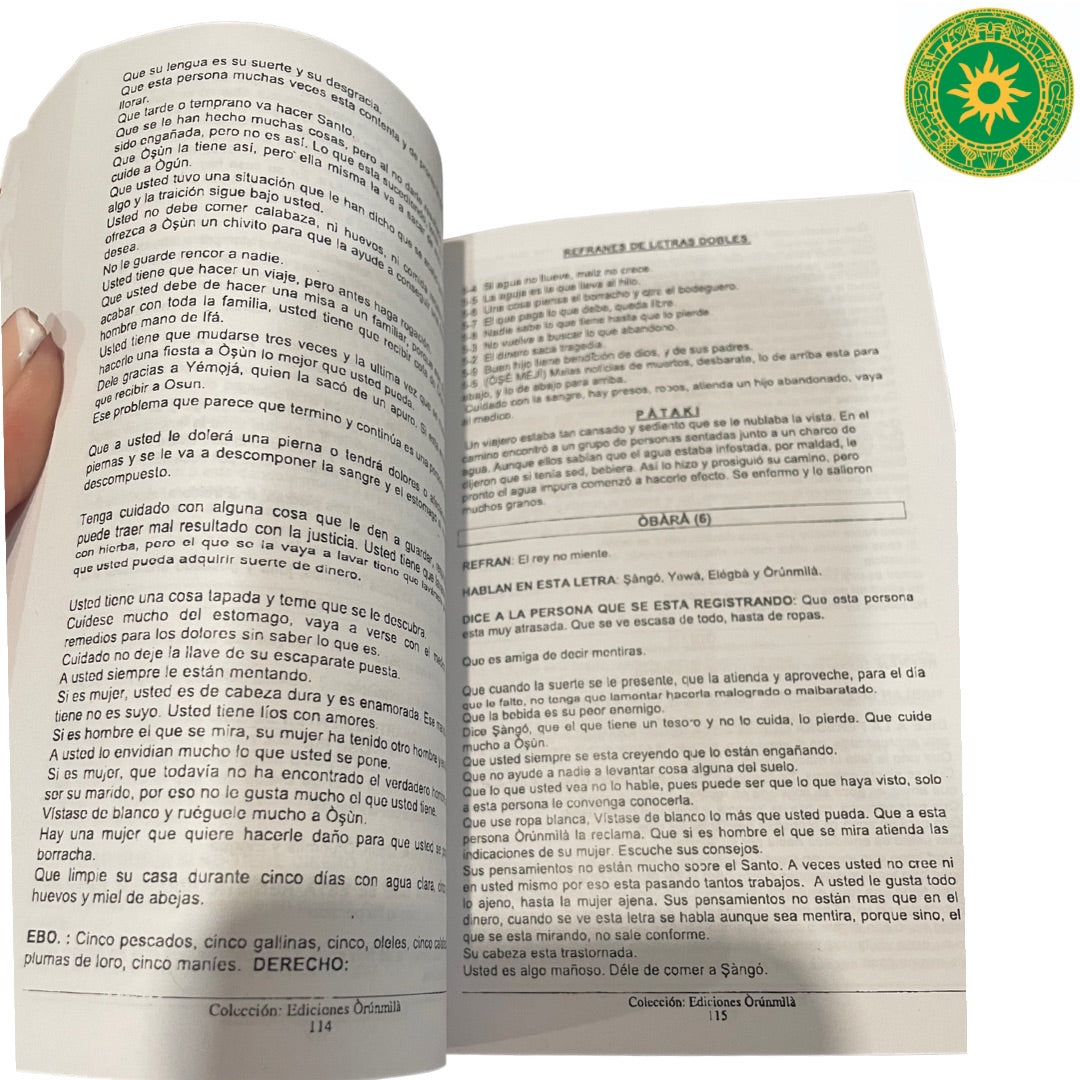 LIBRO IFA EL GRAN LIBRO DE CEREMONIALES