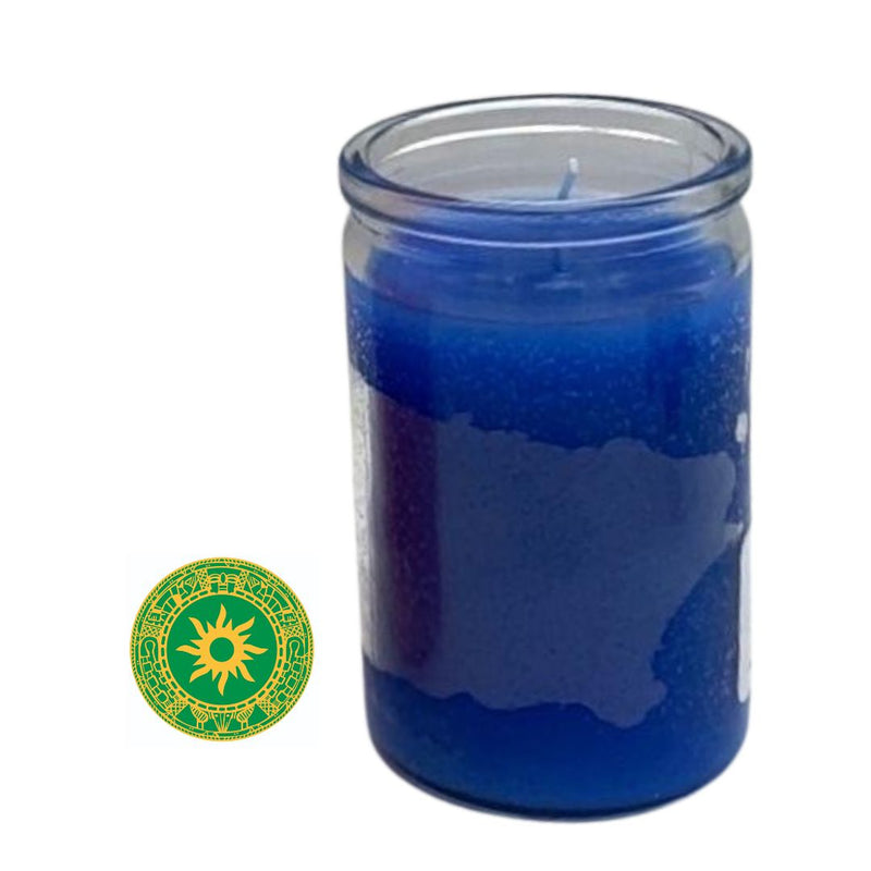 Velas Azul 3"