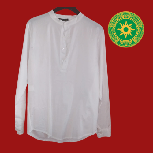 WHITE LONG SLEEVE SHIRT