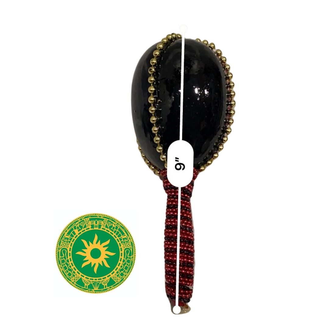 PAINTED AND DECORATED MARACA