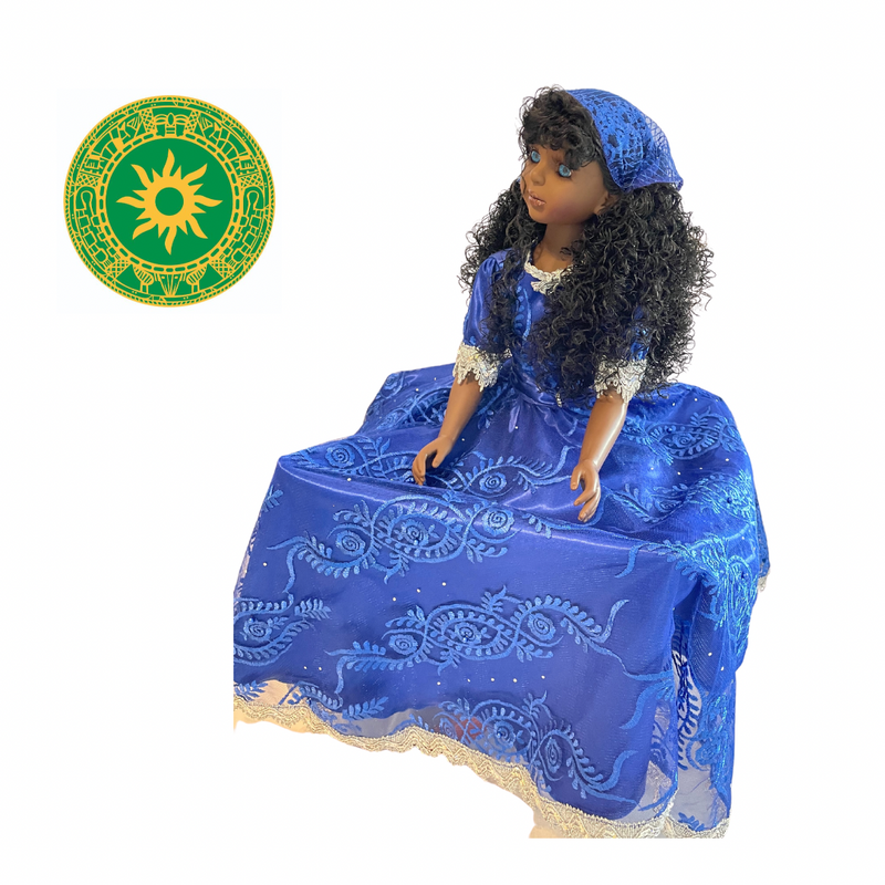 MUÑECAS DE GOMA 26" TRAJES CON ENCAJES