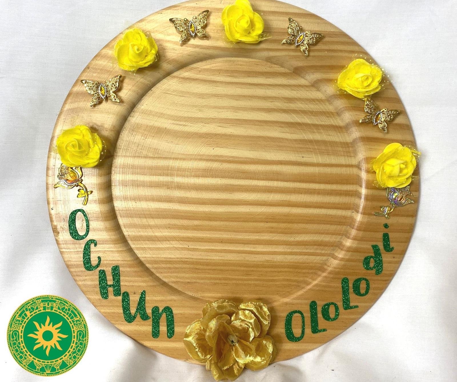 TABLERO DE MADERA PARA OSHÚN OLOLODI TABLERO DE MADERA PARA OSHÚN OLOLODI - Inshe Miami MADERA INSHE MIAMI