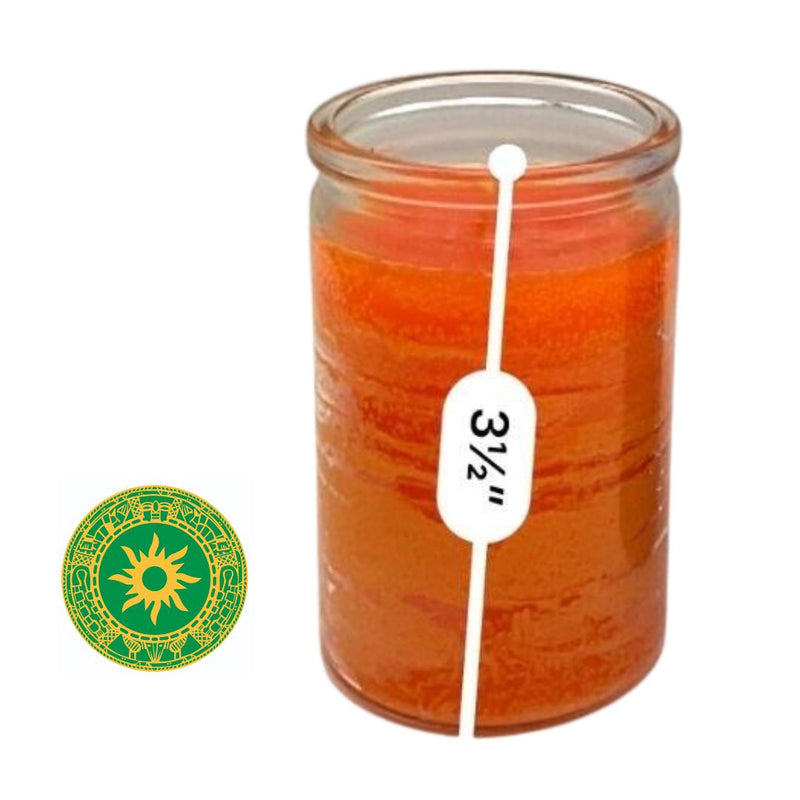 Vela Naranja 3"