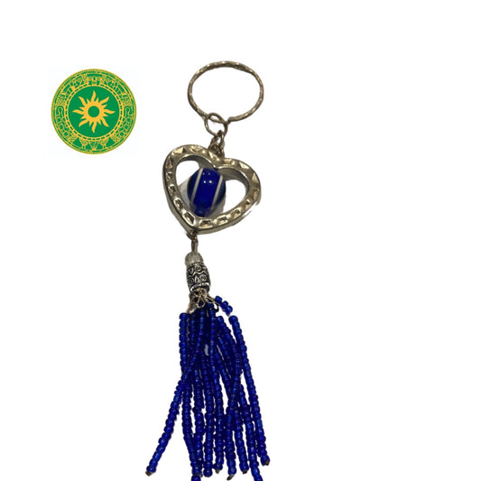 HEART KEY RING WITH EYES