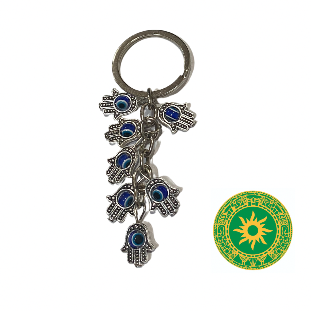 KEY RING 7 HAND WITH EYES