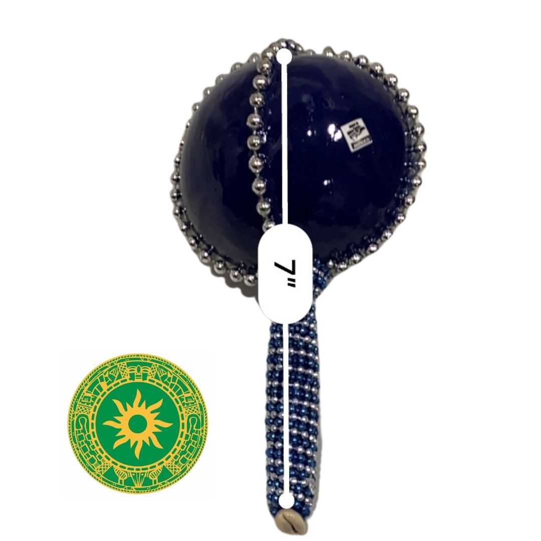 PAINTED AND DECORATED MARACA