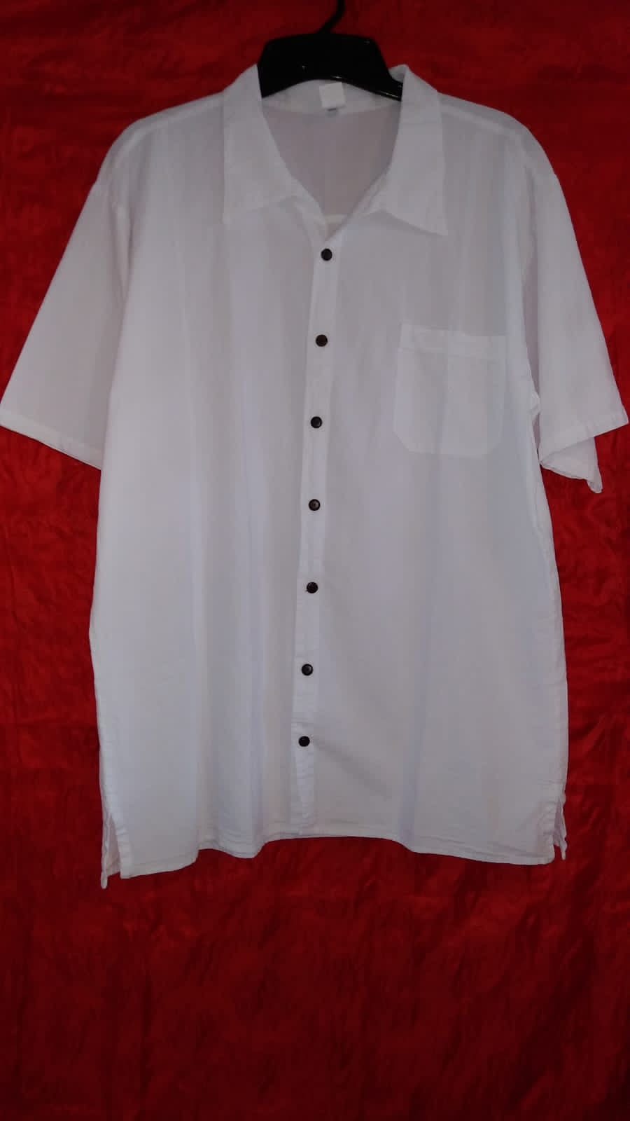 7 BUTTONS WHITE SHIRT