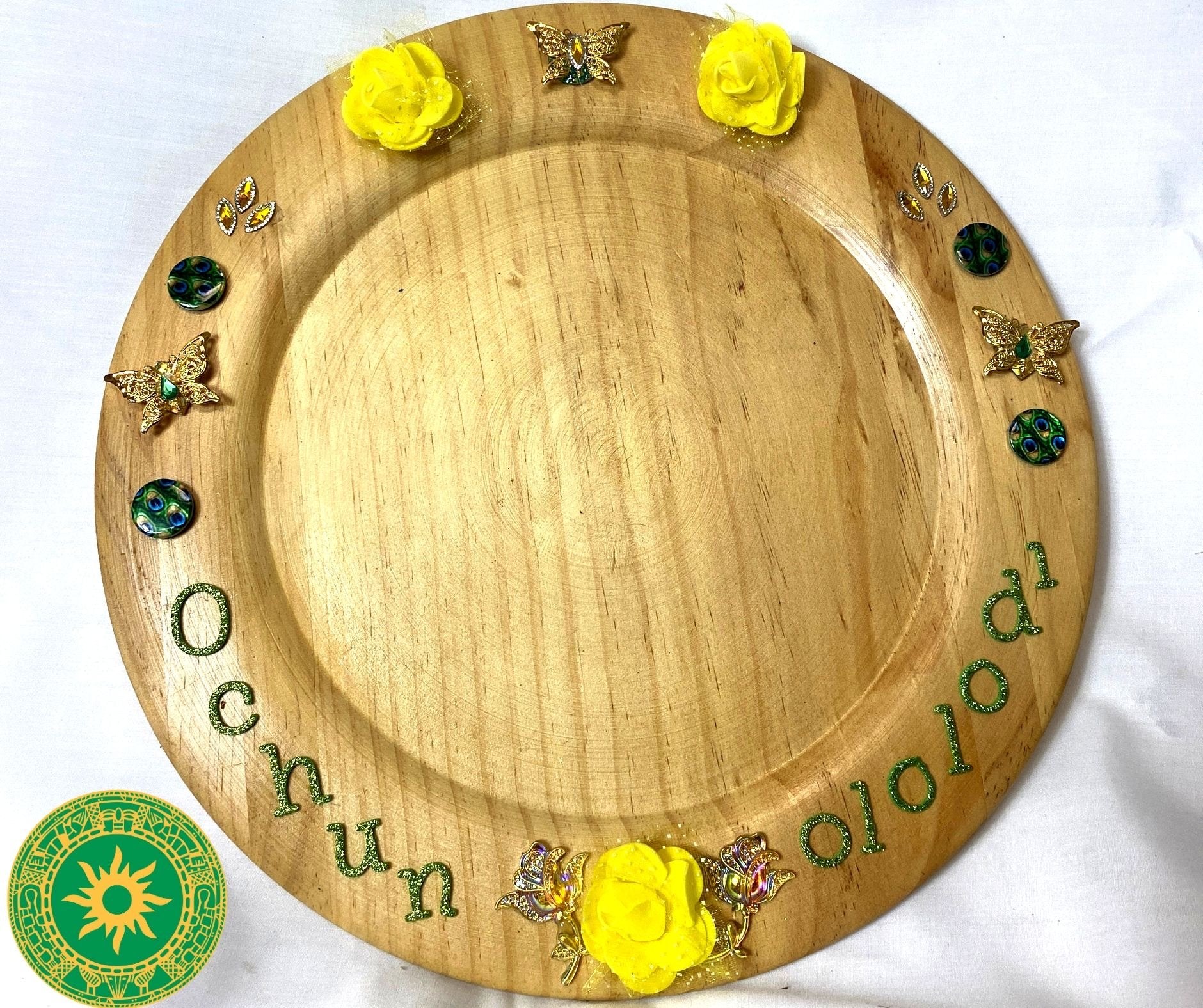 TABLERO DE MADERA PARA OSHÚN OLOLODI TABLERO DE MADERA PARA OSHÚN OLOLODI - Inshe Miami MADERA INSHE MIAMI