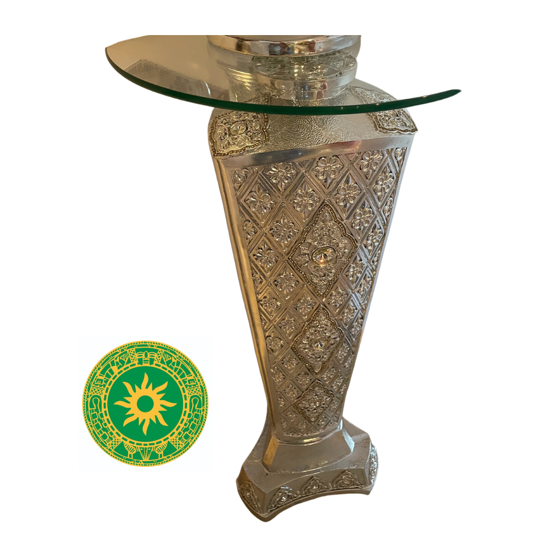 PEDESTALES COLUNMAS CON PERLAS