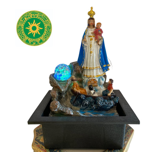 Fuente con la Virgen