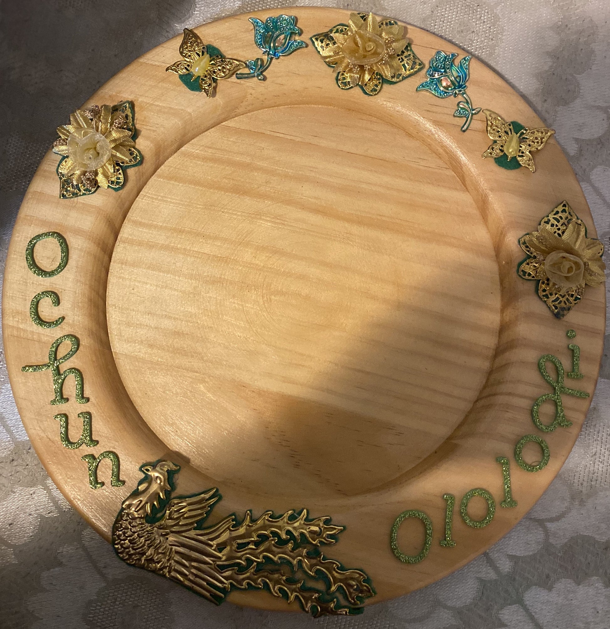 TABLERO DE MADERA PARA OSHÚN OLOLODI TABLERO DE MADERA PARA OSHÚN OLOLODI - Inshe Miami MADERA INSHE MIAMI