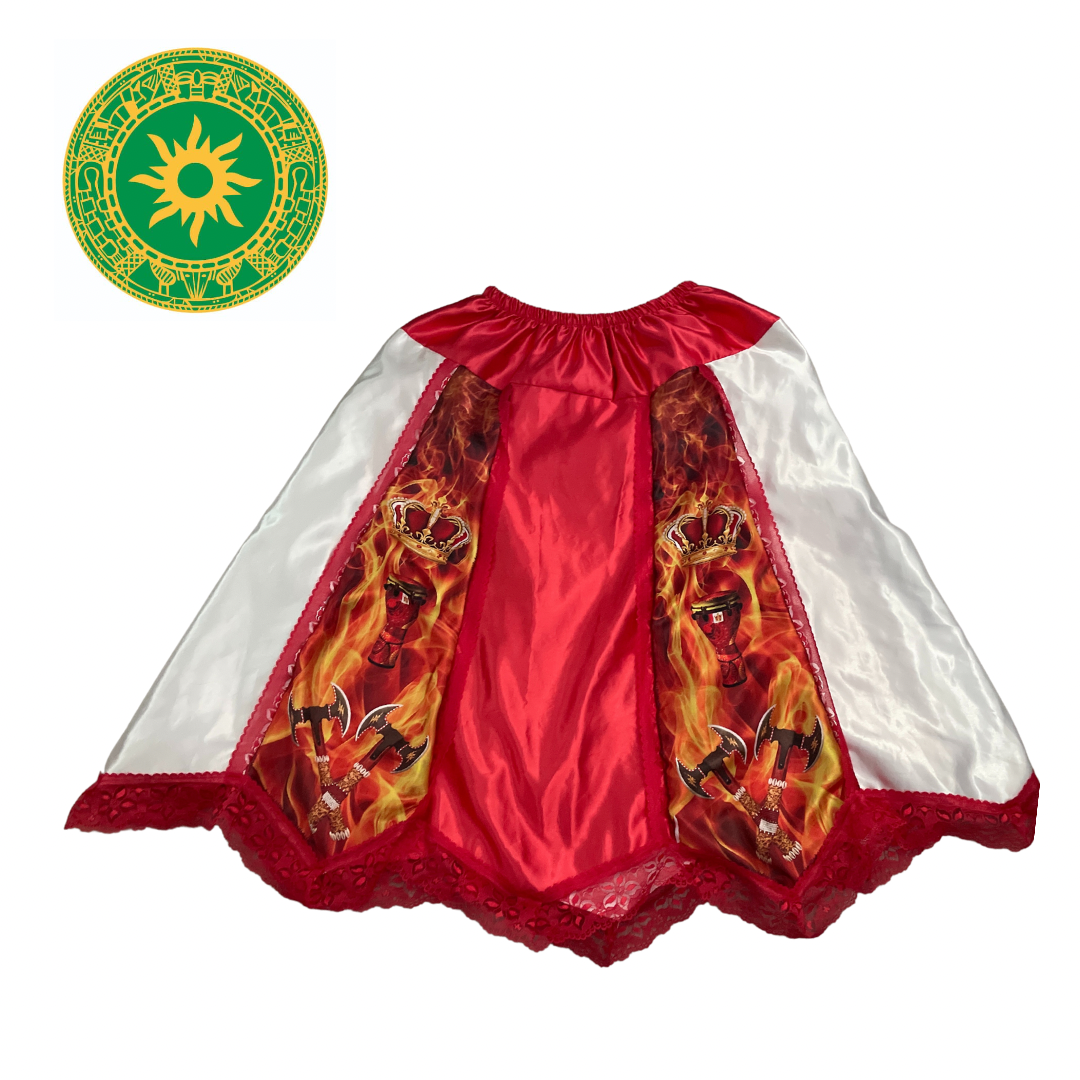 SAYA ROJA Y BLANCA CHANGO