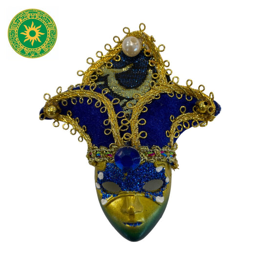 CARETA CON CASCABELES
