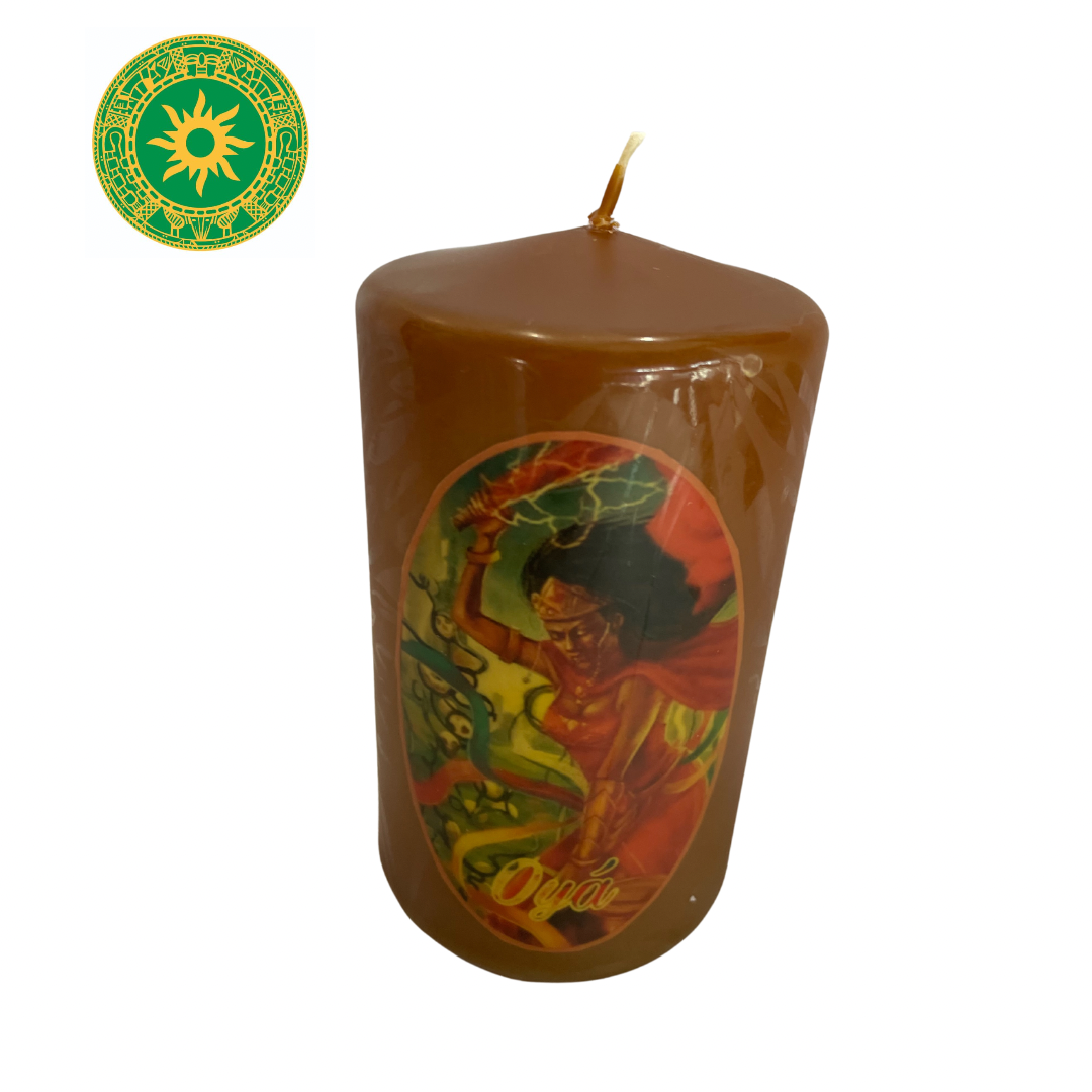 CANDLE WITH PICTURE OYA 5"