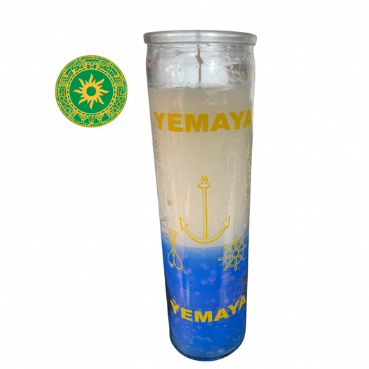 8” CANDLE FOR YEMAYA